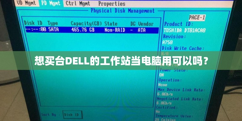 想买台DELL的工作站当电脑用可以吗？
